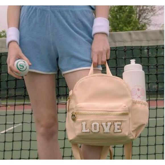 Stoney Clover Lane Micro Backpack Nylon Sand Cream Travel Bag Original